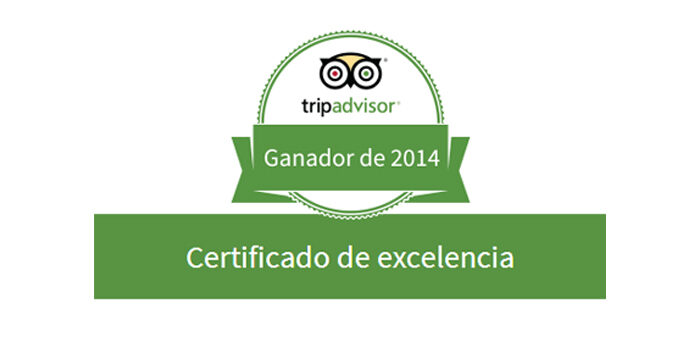 certificado de excelencia tripadvisor