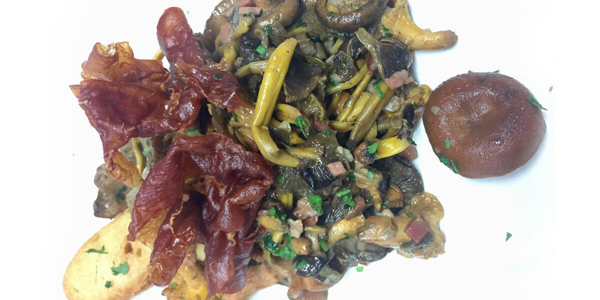 Plato de setas La Pondala