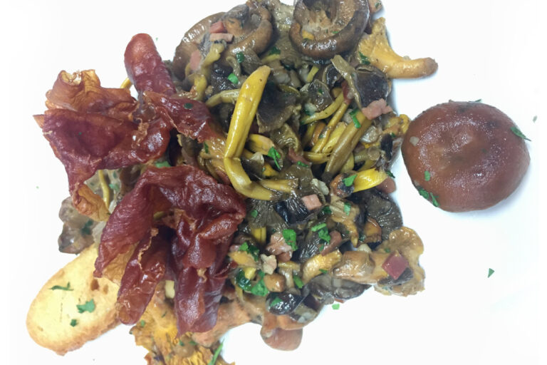 Plato de setas La Pondala