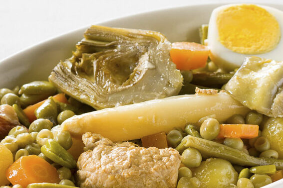 menestra de verduras casera