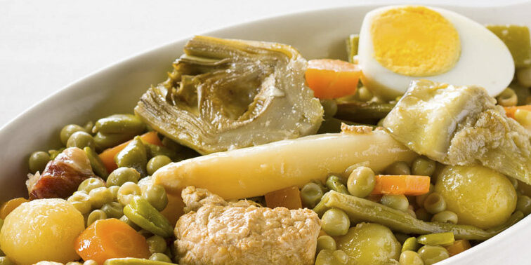 menestra de verduras casera